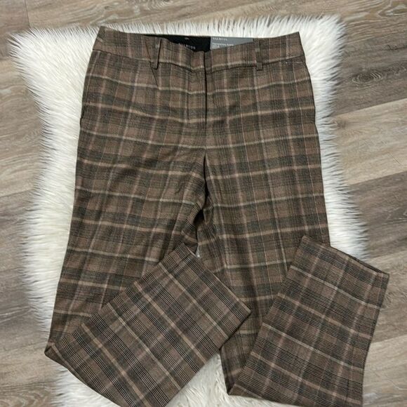 TALBOTS HAMPSHIRE ANKLE PANTS NWT  STRAIGHT LEG ANKLE LENGTH SITS WAIST SIZE 8 - Picture 1 of 11